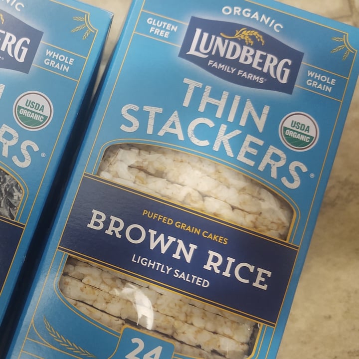 photo of Lundberg Family Farms Thin Stackers Brown Rice shared by @kconover on  30 Aug 2021 - review