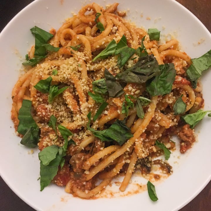 photo of Veg Spaghetti Bolognese shared by @healthyveganfood101 on  21 Nov 2021 - review