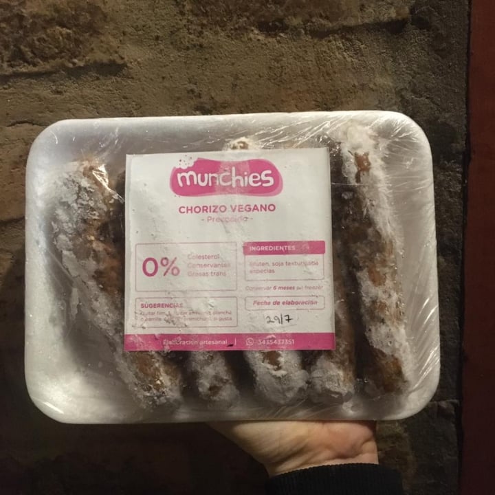 photo of Munchies Chorizo Vegano shared by @marcegrilli on  09 Aug 2021 - review