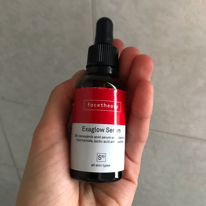 photo of Facetheory Exaglow serum shared by @valeria96 on  15 Apr 2022 - review