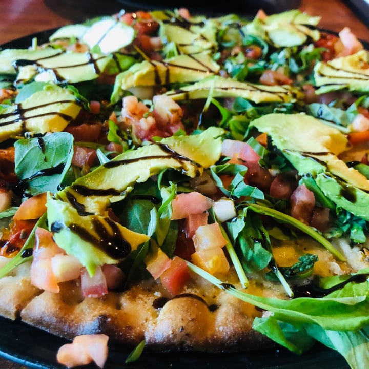 photo of Crave American Kitchen & Sushi Bar Vegan Caprese Flatbread shared by @lonica on  24 Mar 2021 - review
