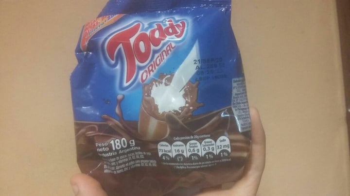 photo of Toddy Toddy Cacao en Polvo Original shared by @milavgan on  13 Apr 2020 - review
