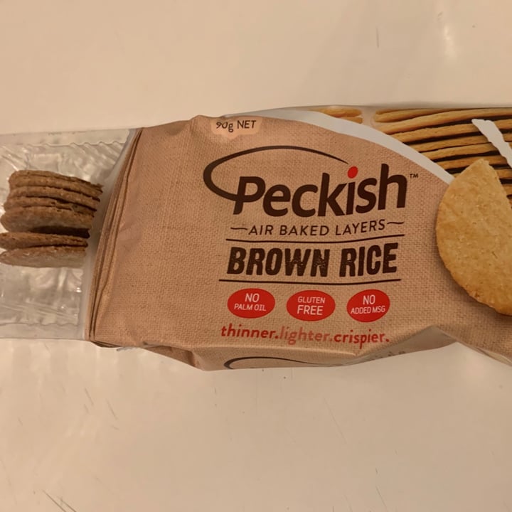 photo of Peckish Brown Rice Crackers shared by @kmurph1 on  09 Dec 2020 - review