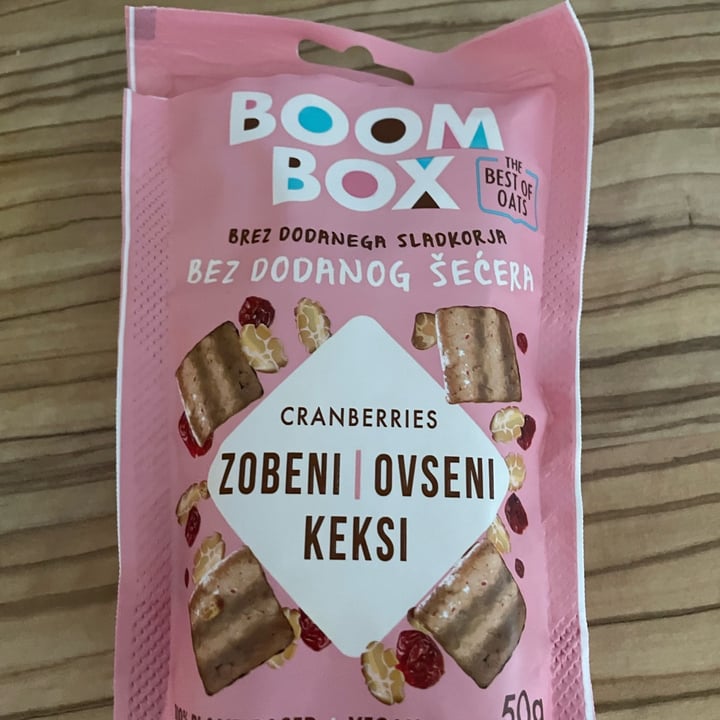 review photo of BOOM BOX Cranberrie oat cookies shared by @myrtleberries on 15 Aug 2022 - review