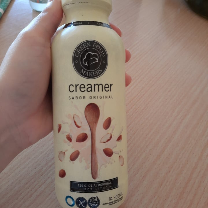 photo of Green Food Makers Creamer sabor Original shared by @vegaly on  26 May 2021 - review