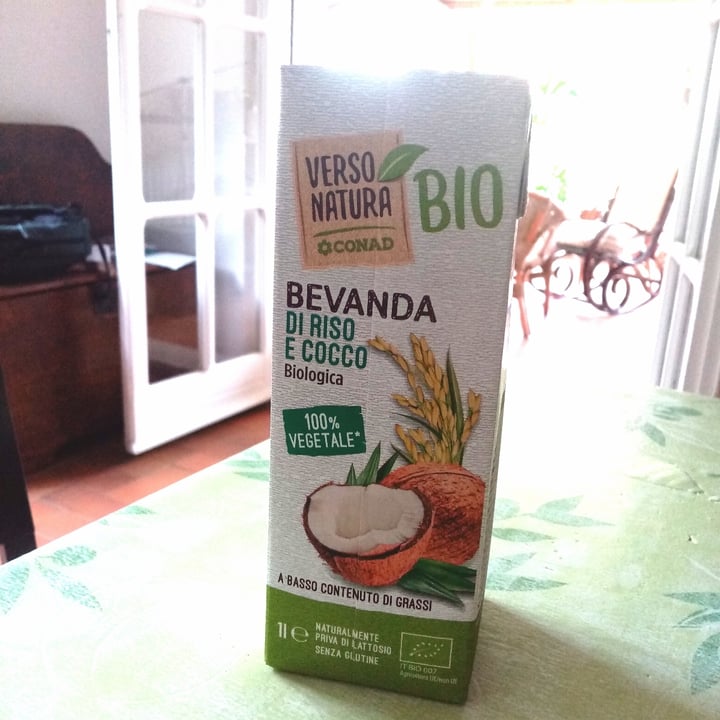 photo of Verso Natura Conad Veg Bevanda Di Riso e Cocco Biologica shared by @nerofumo on  03 Aug 2021 - review