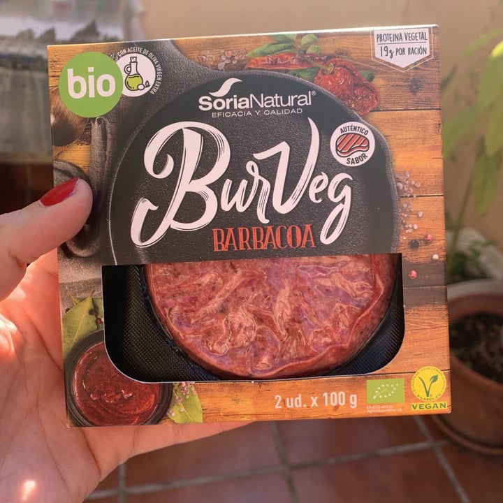 review photo of Soria Natural Hamburguesa barbacoa shared by @almuclun on 15 Jan 2021 - review