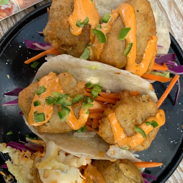 Foto do prato “Tacos baja”