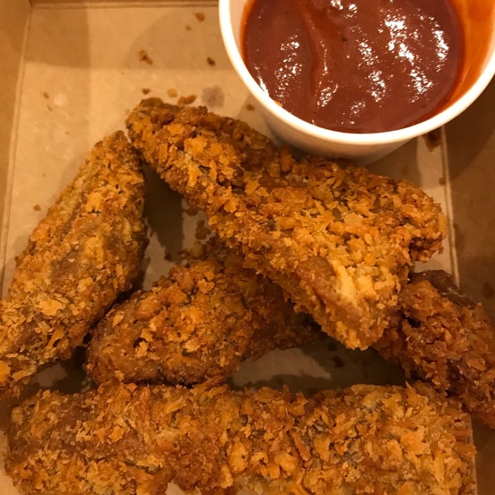 photo of Secret Spot Chicken Nuggets shared by @vegan-alien on  23 Jun 2020 - review