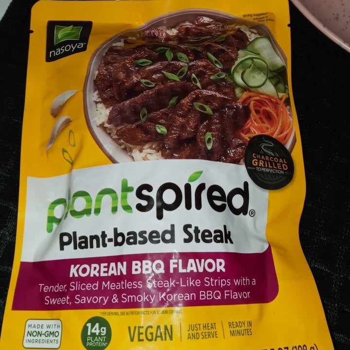 photo of Nasoya plantspired plant-based steak korean bbq flavor shared by @bekindalways751 on  21 Oct 2022 - review