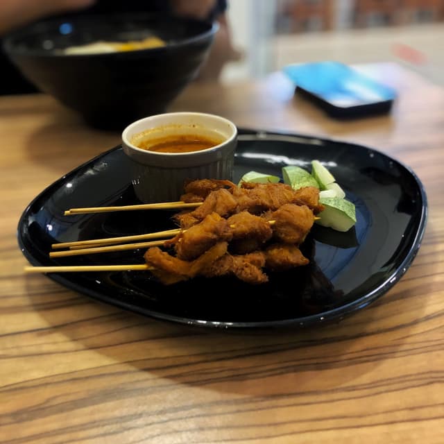 菜肴“Monkey Mushroom Satay”的照片