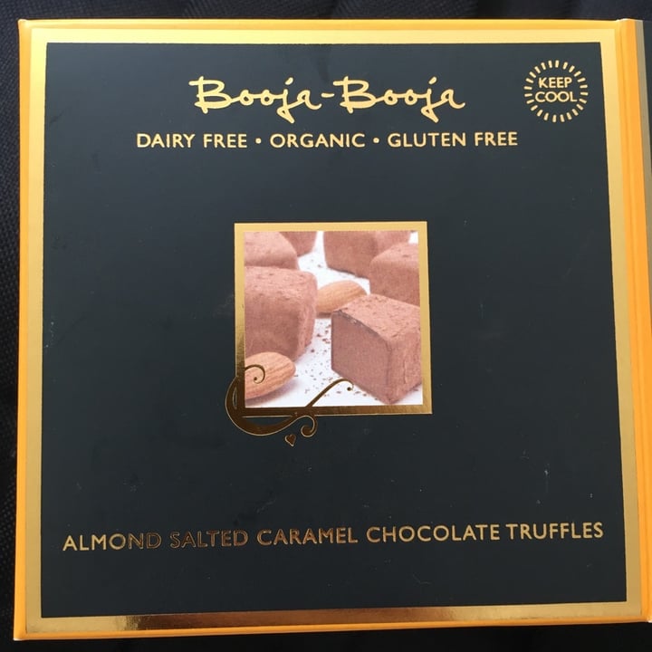photo of Booja-Booja almond salted caramel chocolate truffles shared by @gimlithecat on  15 May 2020 - review