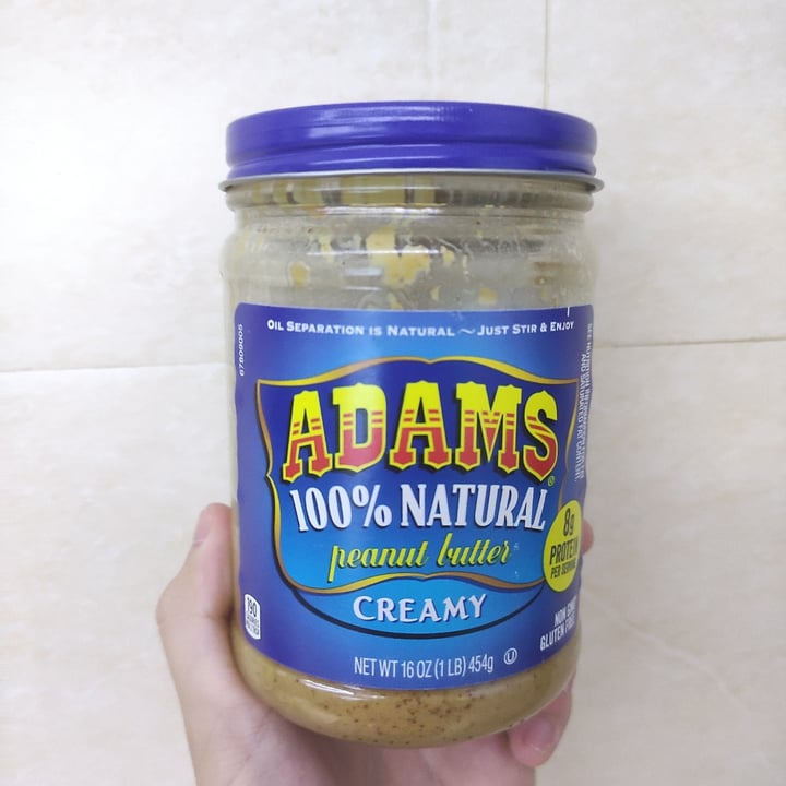 photo of Adams 100% Natural Peanut Butter Creamy shared by @livcheah on  30 Mar 2022 - review