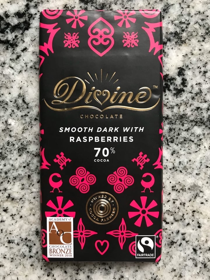 photo of Divine Chocolate Divine Dark Chocolate with Raspberries shared by @monikag on  01 Jan 2020 - review