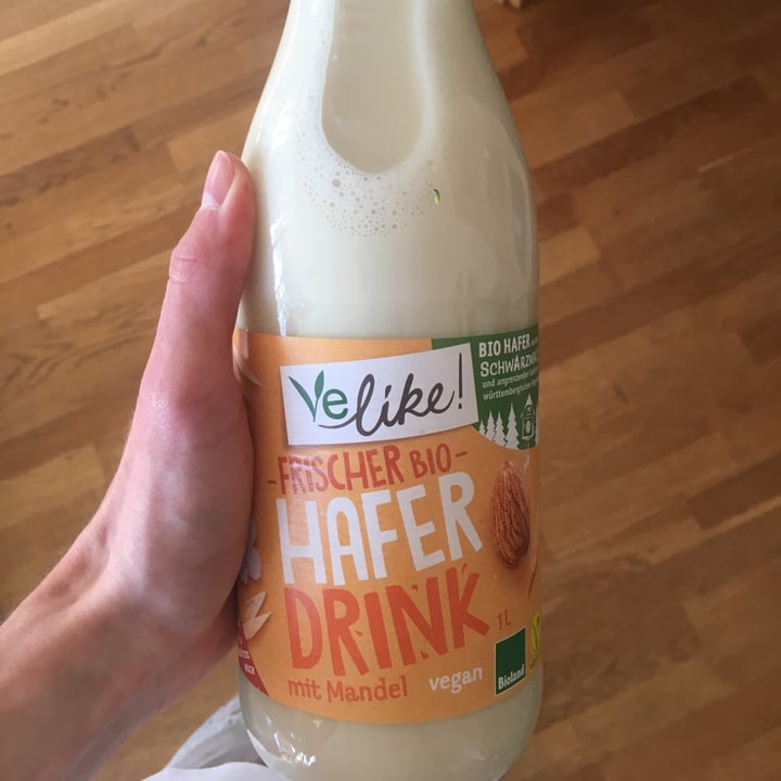 review photo of Velike! Hafer Drink mit Mandel (Glasflasche) shared by @mitschi on 08 Jun 2021 - review