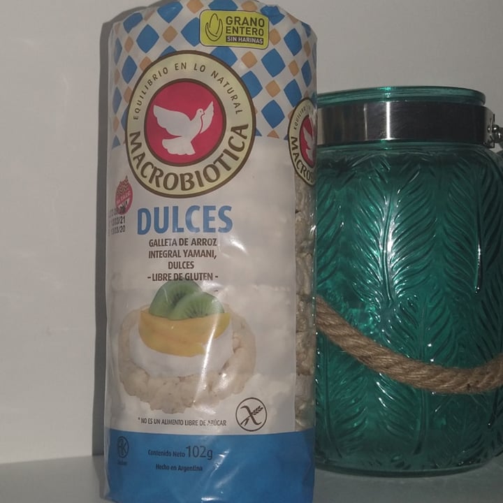 review photo of Macrobiotica Galleta de arroz dulce shared by @jorgelinavegana on 22 Feb 2021 - review