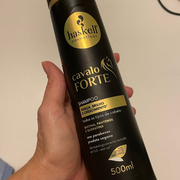 photo of Haskell Shampoo Cavalo Forte shared by @veganizandoodiaadia on  26 Apr 2022 - review