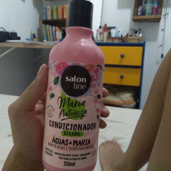 review photo of Salon line Condicionador Maria Natureza Água de Rosas shared by @leticiagama on 09 Apr 2022 - review