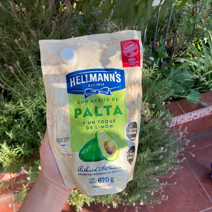 photo of Hellmann’s Mayonesa Vegana con Aceite De Palta y un Toque de Limon shared by @mahe on  21 Dec 2021 - review