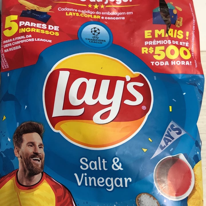 review photo of Lay's Batata vinagre e sal shared by @denisecristina on 06 May 2022 - review