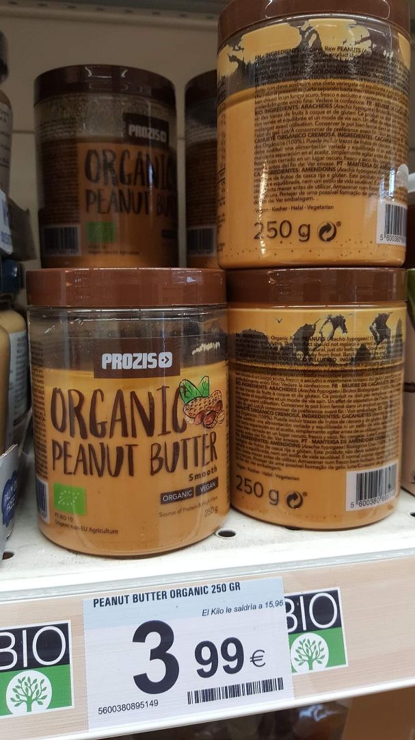 photo of Prozis Organic Peanut Butter shared by @piluka324 on  25 Sep 2019 - review