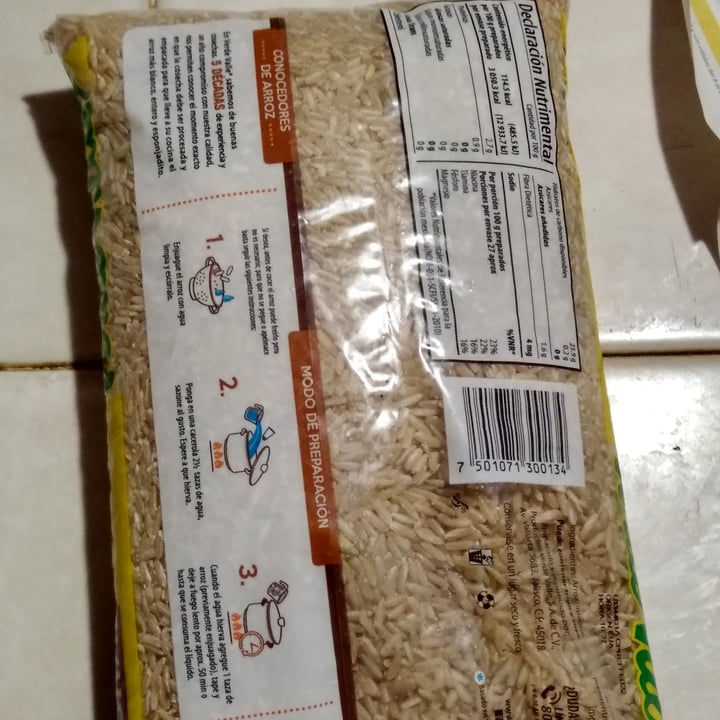 review photo of Verde Valle Arroz integral shared by @karlos2021 on 25 Sep 2021 - review