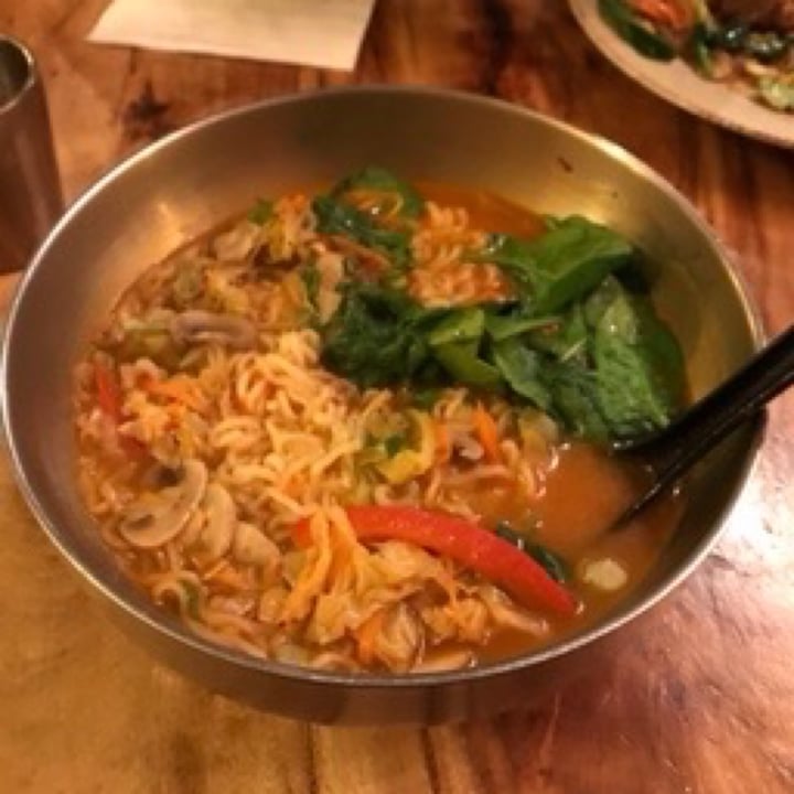 photo of Sanwiye Korean Cafe Spicy noodle soup shared by @mayadulac on  04 Jul 2020 - review