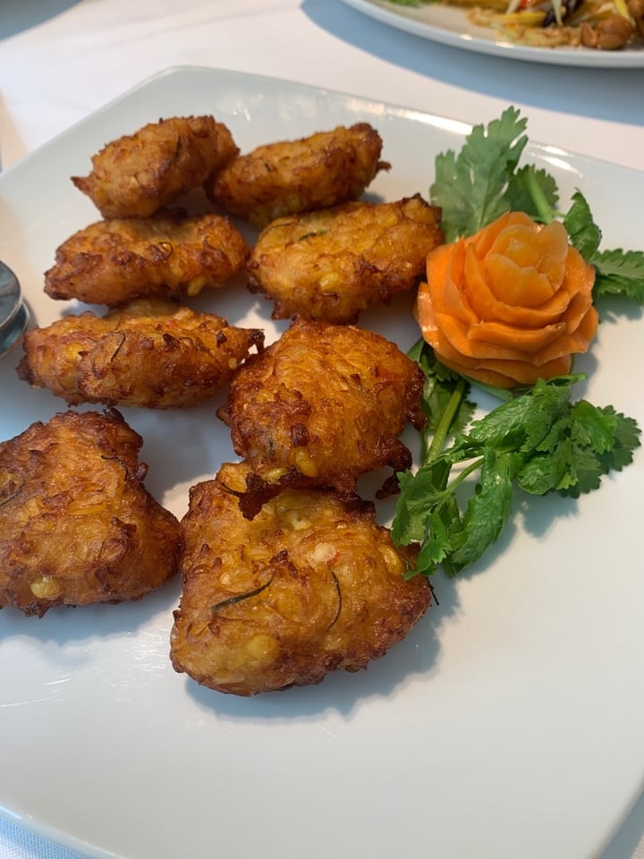 photo of Thanying Restaurant Thai Sweet Corn Cakes shared by @veggieinsingapore on  18 Jan 2020 - review
