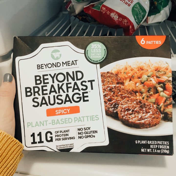 photo of Beyond Meat Beyond breakfast Sausage Classic  shared by @melissamccaddon on  30 Dec 2020 - review
