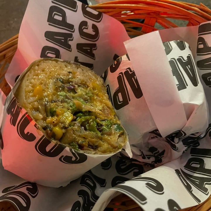photo of Papi's Tacos The Vegan Burrito shared by @priyangav on  10 Feb 2022 - review