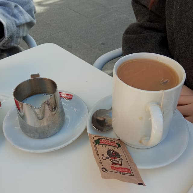 Photo of the dish “Té Earl Grey con leche de soja”