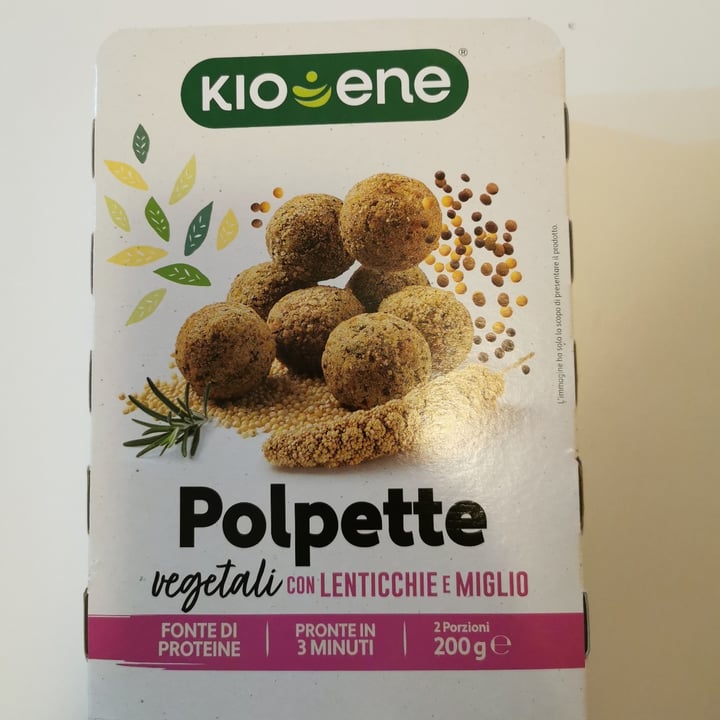 photo of Kioene Polpette lenticchie e miglio shared by @alessiameneghini89 on  11 Dec 2021 - review