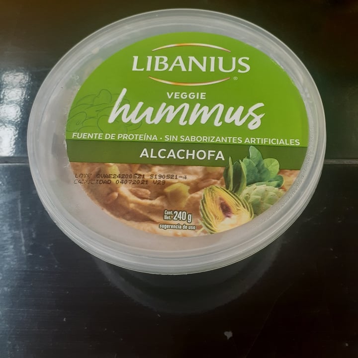 photo of Libanius Hummus de alcachofa shared by @barbaracf on  09 Jun 2021 - review