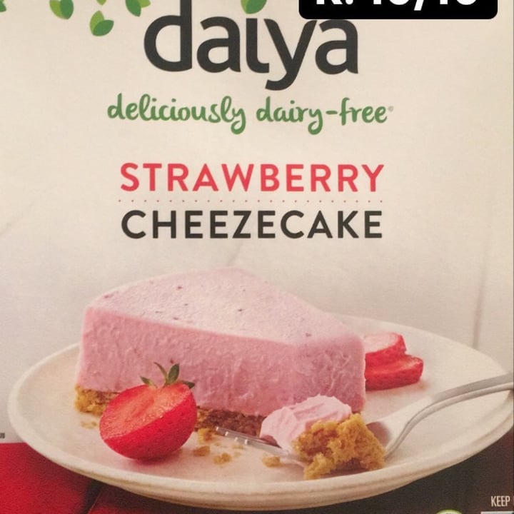 photo of Daiya Strawberry Cheezecake shared by @kelhal on  29 Nov 2020 - review