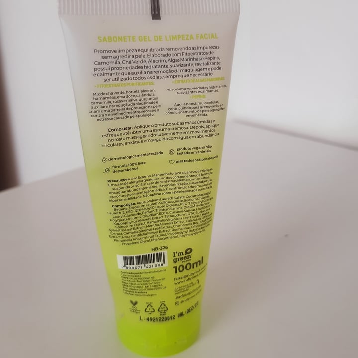 review photo of RubyRose Sabonete Gel de Limpeza Facial shared by @akarolin on 06 Dec 2021 - review