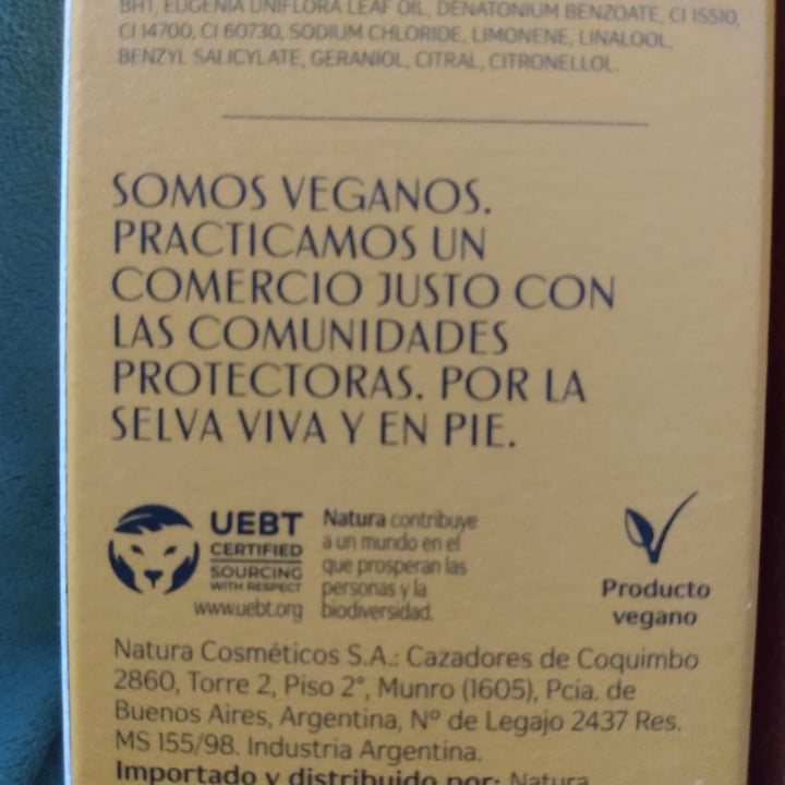 photo of Natura Desodorante Colônia Frescor Natura Ekos Pitanga shared by @romileon on  24 Dec 2021 - review