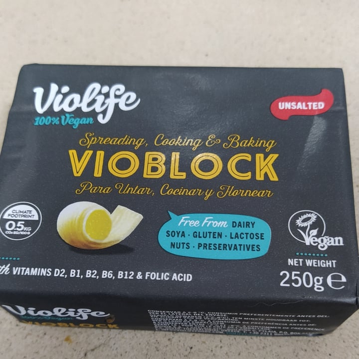 photo of Violife Vioblock with sea Salt shared by @mjcaubilla on  04 Jan 2022 - review