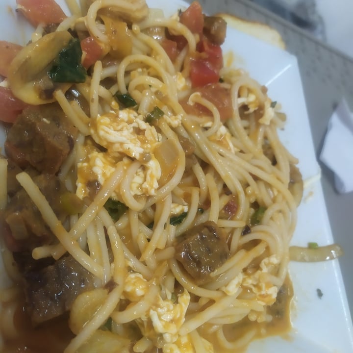 review photo of Restaurante Vegetariano Om Shanti Espagueti shared by @angrouses on 12 Apr 2022 - review