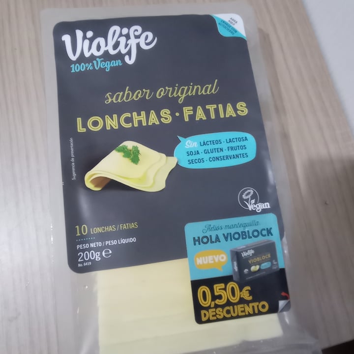 photo of Violife Fetas sabor original shared by @huellavegana on  17 Mar 2022 - review