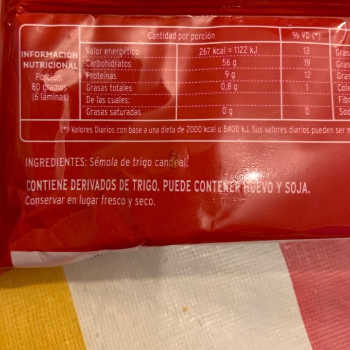 review photo of Matarazzo Masa para lasaña shared by @vegden on 09 Apr 2021 - review