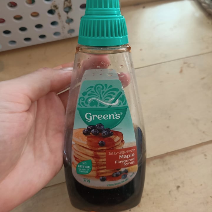 photo of Green’s Maple Flavoured Syrup shared by @melicrep on  12 Mar 2022 - review