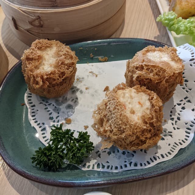 Photo of the dish “Veggie Scallop Yam Fritters”