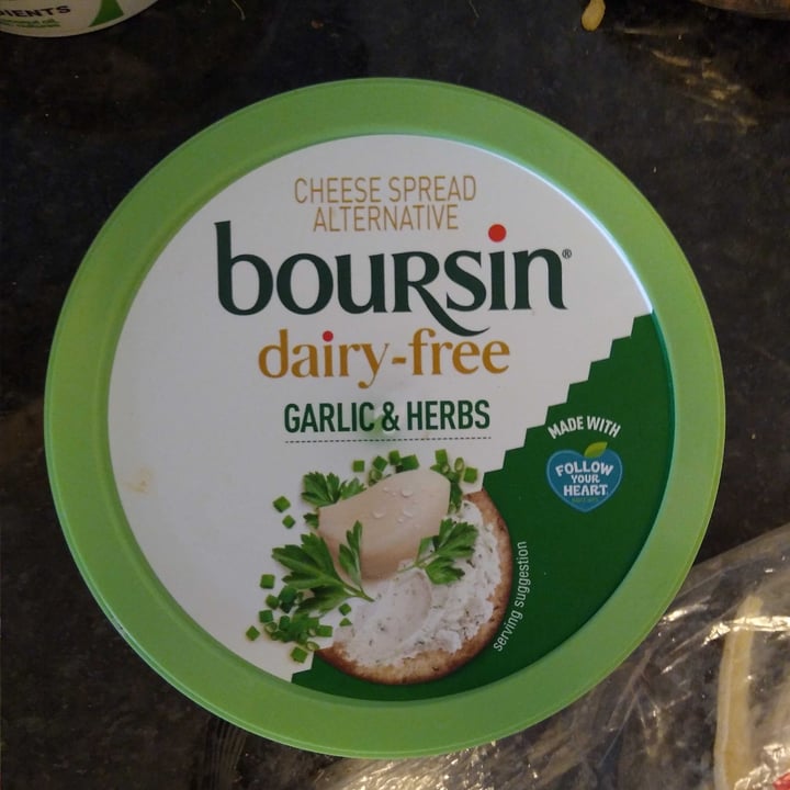 review photo of Boursin Boursin dairy free Garlic and Herbs shared by @ialarmedalien on 16 Sep 2021 - review