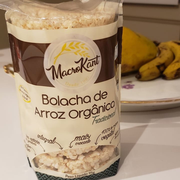 review photo of MacroKant (Dusa Ind Com) Bolacha de arroz orgânica (formato grande) shared by @cintiafett on 19 Oct 2022 - review