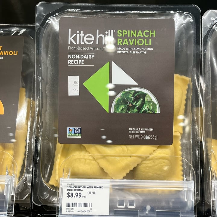 photo of Kite Hill spinach ravioli shared by @oshmorethstorm on  13 Nov 2022 - review