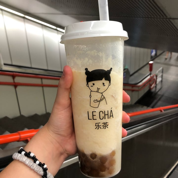 photo of Le Chá cheesy peach boba shared by @eliiiiiiiiii8i on  28 Jul 2022 - review