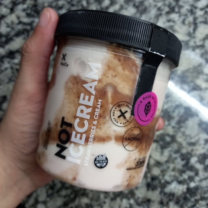 review photo of NotCo Not Icecream Strawberries & Cream shared by @emalopez on 18 Jan 2022 - review