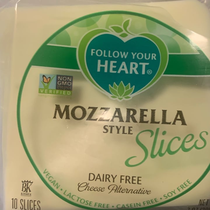 photo of Follow your Heart Mozzarella Slides Cheese shared by @nnico on  01 Oct 2021 - review