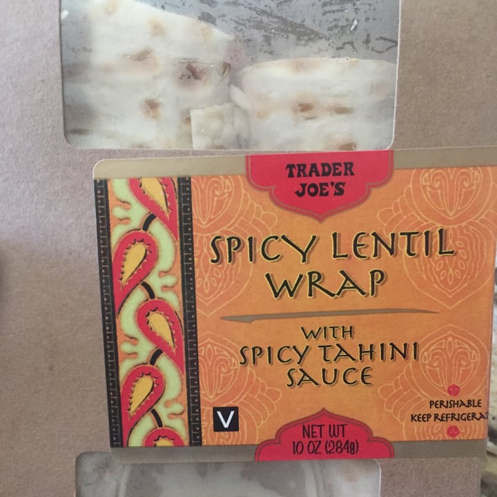 photo of trader joes spicy lentil wrap Spicy Lentil Wrap shared by @mycreativerescue on  12 Jul 2022 - review