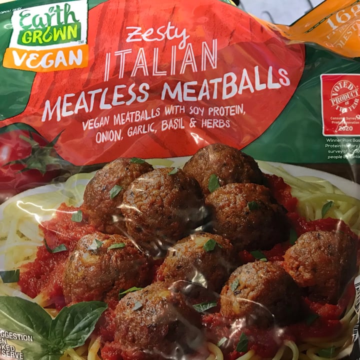 review photo of Earth Grown Zesty Italian Meatless Meatballs shared by @ajnafziger1 on 21 Oct 2020 - review